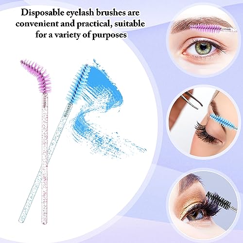 Disposable Mascara Wands 1000 Pack - Eyelash Brush Spoolies for Lash Extensions