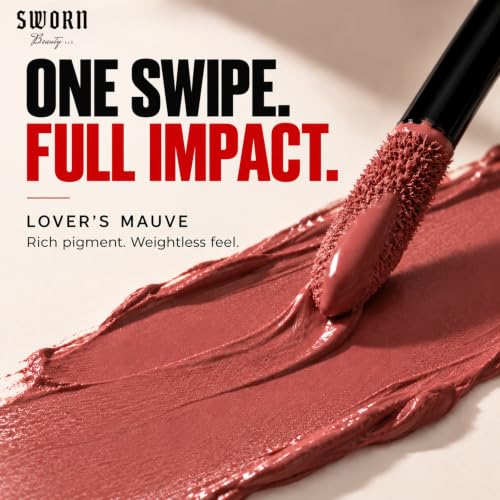 Sworn Beauty Long Lasting Matte Liquid Lipstick - Lovers Mauve 2 Pack