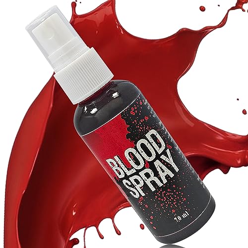 Halloween Fake Blood Spray,Blood Splatter Realistic Liquid Fake Blood Washable,Fake Blood for Clothes,Special Effects SFX Makeup Kit for Zombie Bride,Vampire,Monster SFX Scary Clown Dress Up