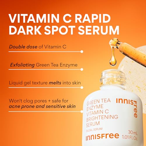 Innisfree Vitamin C Brightening Serum Set with Green Tea Enzyme