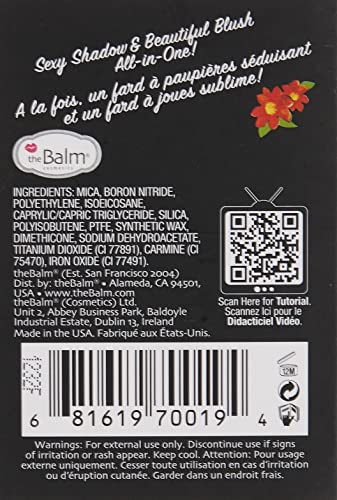 Multi-Purpose Peachy Pink Blush and Eyeshadow Palette - theBalm Hot Mama