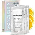 Wonderskin 8 Minute Mask, Hydrating and Anti Aging Face Mask Packed with Vitamin C and Niacinamide, Moisturizing Face Masks Pack of 8
