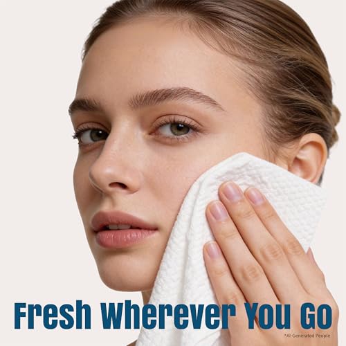 Unscented Compressed Towels - Disposable Washcloths, 112 Count, 12x10 In - Ourmed Life