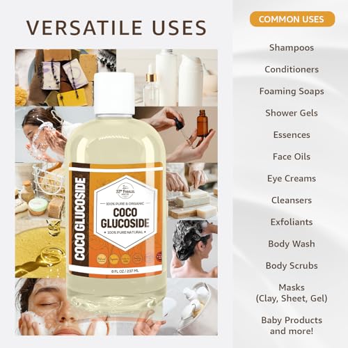Natural Coconut-Based Surfactant for DIY Cleansers & Personal Care 32oz