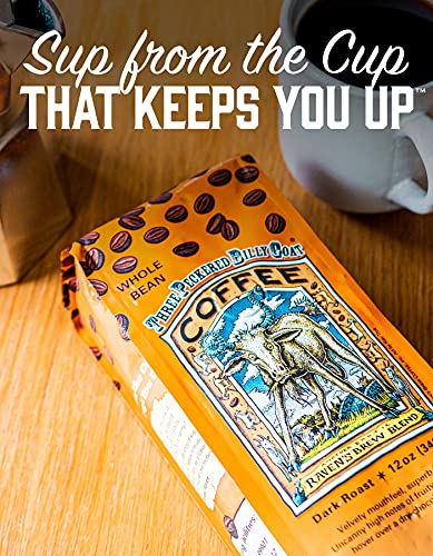 Raven's Brew Coffee 80 Ounce Full Body Dark Roast Coffee Beans - Long Sweet Finish