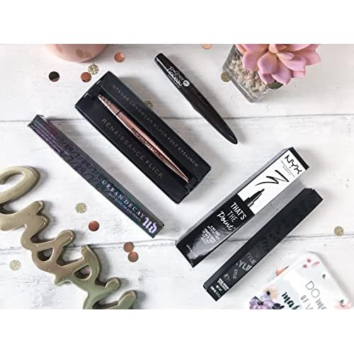 Revolution, Renaissance Flick Liquid Eyeliner, Long-Lasting Liner with Easy Application, Vegan & Cruelty-Free, 0.95 oz (Pack of 2)