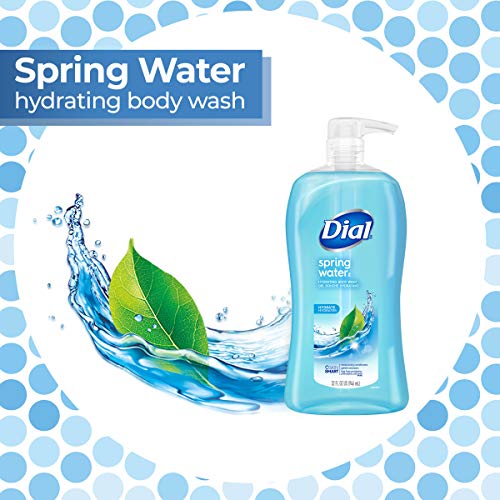 Dial Body Wash, Refresh & Renew Spring Water, 23 fl oz (Pack of 3) & Body Wash, Refresh & Renew Spring Water, 32 fl oz