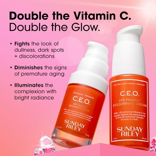 Sunday Riley Home + Away Brighten, Revitalize + Glow Set
