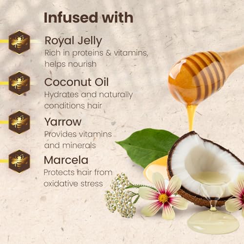 Tio Nacho Ultra-Moisturizing Frizz Control Hair Treatment with Organic Coconut Oil and Royal Jelly, Deep Hydration and Nourishment for Dry or Damaged Hair, Coconut Oil Treatment for Women, 7 oz
