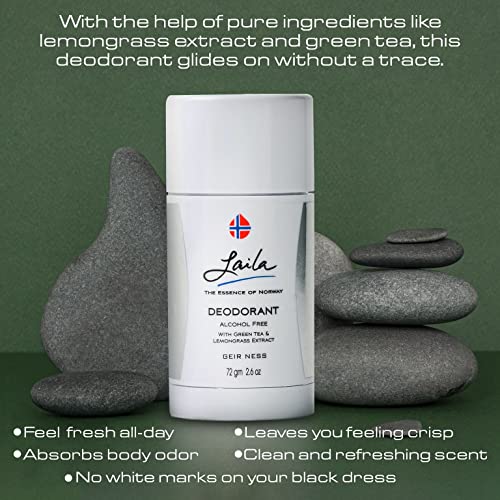 Women’s Natural Deodorant Stick Long Lasting Fresh Scent Alcohol & Aluminum Free