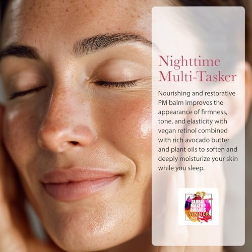 Vegan Retinol Restorative Night Balm for Face & Neck - 1 oz