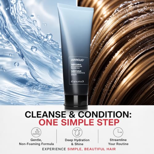Co-Wash Hair Conditioner for Dry & Color-Treated Hair 8 Oz - Vegan & Hydrating