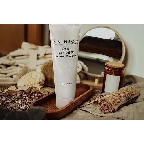 Facial Cleanser for Normal and Dry Skin, Gentle Face Wash, Makeup Remover, Gluten-Free Paraben-Free Sulfate-Free Cleanser Face Wash - 4 fl oz