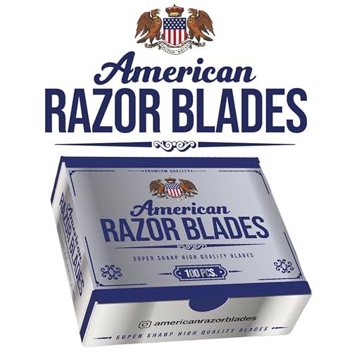 The Shave Factory Straight Edge Razor Kit - with Single Stainless Steel razors (USA + American Razor)