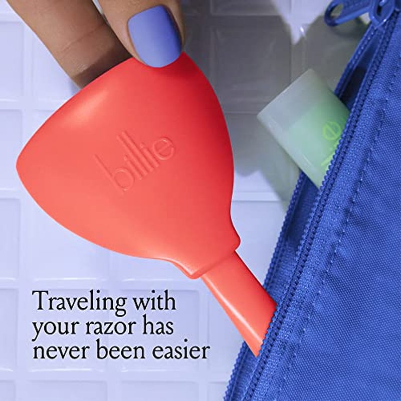 Billie 5-Blade Women¡¯s Razor Travel Case - Coral (Pack of 2)