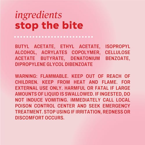 Onyx Professional Stop the Bite Nail Biting Prevention Polish, 0.5 Fl Oz - Made in USA, Stop Nail Biting, No Bite Nail Polish, Thumb Sucking Deterrent