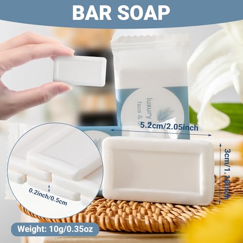 Kacctyen 600 Pcs Mini Bar Soap - Individually Wrapped Hand Soap for Hotels