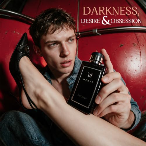 Merve Intense Eau De Parfum for Men - Long Lasting Citrus & Woody Scent 3.4 Oz