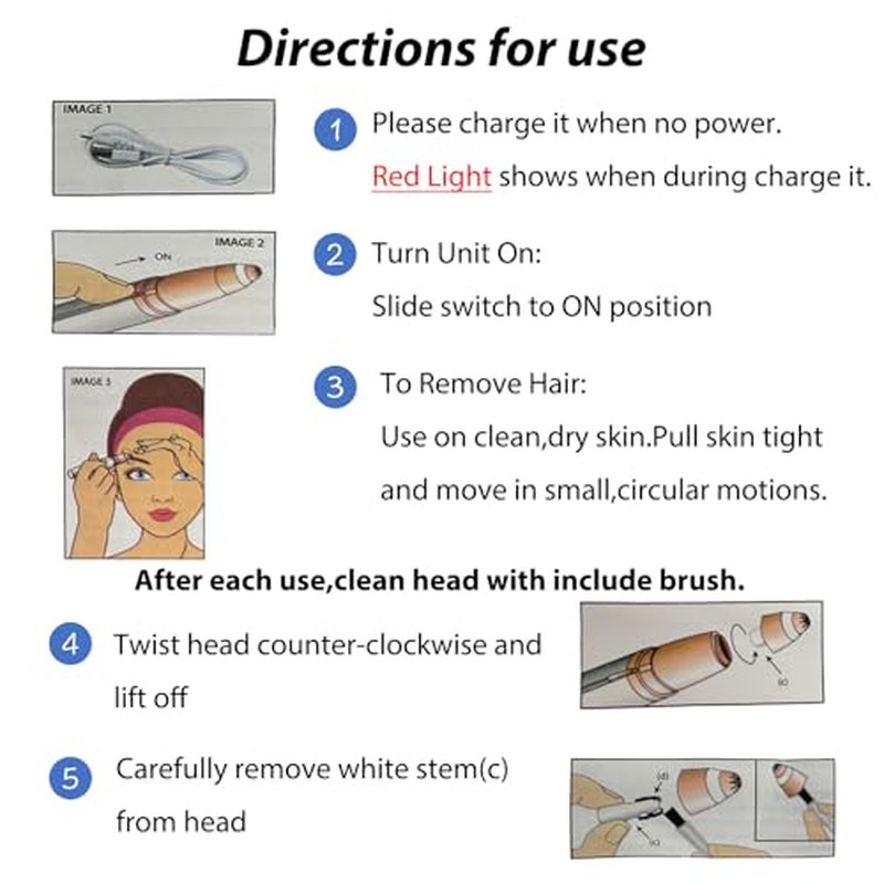2 Pack USB Rechargeable Portable Electric Eyebrow Trimmer Pen for Women,Painless Precision Eyebrow Hair Remover, Safe Eyebrow Shaver Razor Tool for face Leg Lip Armpit Hand(Rose Gold)