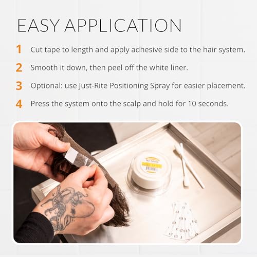 No-Shine Hair System Tape Roll 1" x 12 Yards Double Sided Wig Tape for Lace & Extensions - Variation of THIS listing