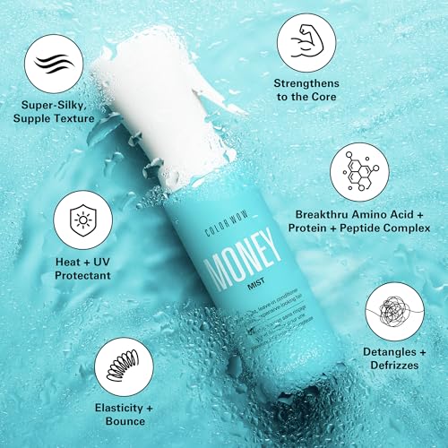 COLOR WOW Money Mist Luxe Leave-In Conditioner 5 Fl Oz - Adaptive Hair Treatment