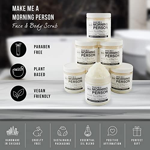 Deep Moisturizing Face & Body Scrub with Peppermint & Rosemary - 10 oz
