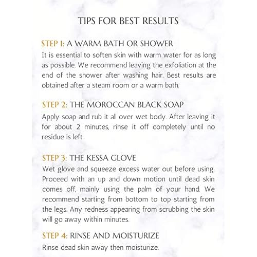 MS Moroccan Black Soap with Orange Blossom - Natural Skincare for Softening & Exfoliation, Removes Dry Skin and Impurities, Prepares Skin for Effortless Exfoliation, Paraben-Free, Cruelty-Free, 200g