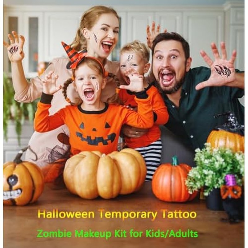 220 Pieces Thanksgiving Pumpkin Temporary Tattoos Stickers,20 Sheets Cute Pumpkin Themed Tattoos Stickers Party Decoration Supplies