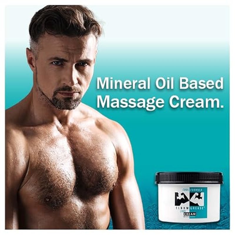 Elbow Grease Cool Massage Cream, Smoothing and Effective Massage Cream for Relaxation, Muscle Tension Relief, and Skin Nourishment ? 9 oz (1 Pack)