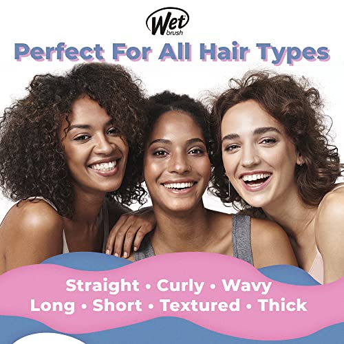 Wet Brush Original Detangler Brush - Moana & Pua, Ultimate Princess Celebration - All Hair Types - Ultra-Soft Bristles Glide Through Tangles with Ease - Pain-Free Comb for Men, Women, Boys & Girls