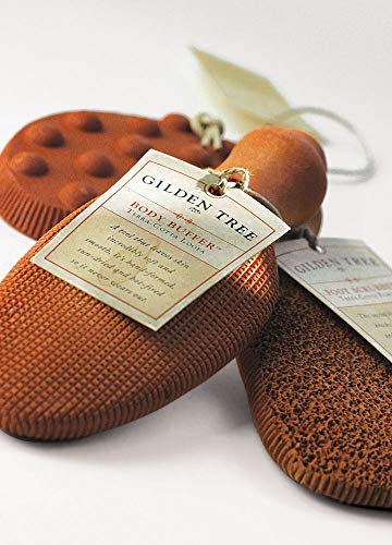 Foot & Body Exfoliation Kit - Terra-Cotta Scrubber & Loofah Bundle