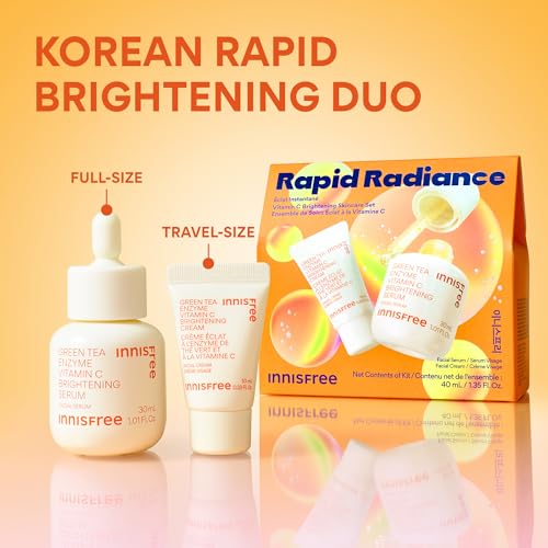 Innisfree Vitamin C Brightening Serum Set with Green Tea Enzyme