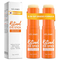Korean Retinol Eye Balm Set - 10g 2-Pack, Upgraded Formula for Dark Circles Puffiness & Wrinkles - Hypoallergenic & Brightening
