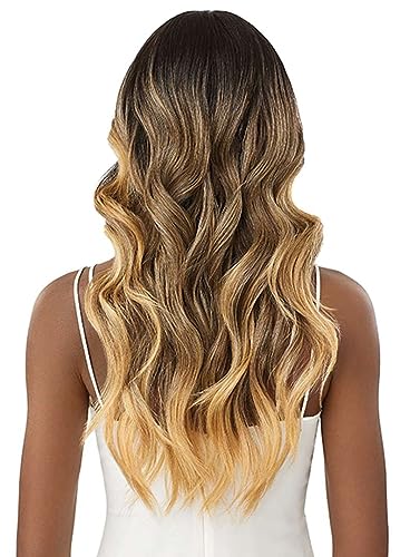 Outre Lace Front Wig Moniece 13x6 HD Transparent Lace - Chocolate Gold, Pre-Plucked, Elastic Band, Natural Baby Hairs - Variation of DRST4/CHOCOLATE GOLD