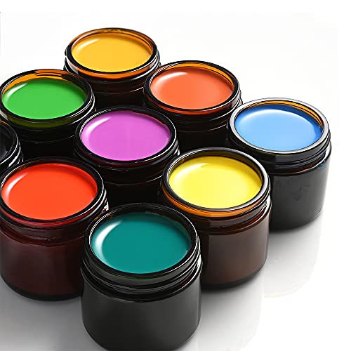 105 Pack Amber Glass Jars with Black Lids & White Labels - 1 oz, UV Protection, Reusable, Ideal for Cosmetics & Storage - Bumobum