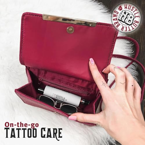 Hustle Butter Tattoo Aftercare Balm Stick - Portable Vegan & Cruelty-Free 1.6 oz Pack of 2