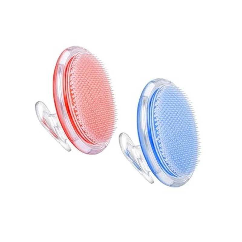 Dylonic Exfoliating Body Scrub Razor Bump Brush, Ingrown Hairs Solution Pads - After Waxing Skin Care Exfoliator for Body Shaving Irritation, Strawberry Legs, Armpit, Bikini Body Exfoliator Scrubber