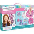 Make It Real: Pamper Yourself Spa Set - 9 pcs, Inflatable Sparkly Foot Bath & Accessories, Nail Polish & Art, Tweens, Girls & Kids Ages 8+
