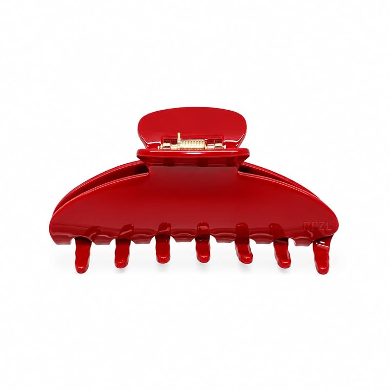 Cherry Red Acetate Big Hair Clip - Claw Clip for Thick & Thin Hair - 1PC