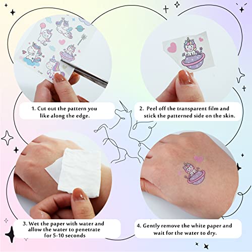 Apeso 30 Sheets Temporary Tattoos Kit, 300Pcs Fake Cute Tattoo Stickers Waterproof, Birthday Party Favor Christmas Stocking Stuffers (Dinosaur £¦ Sea Animal £¦ Vehicle)