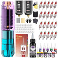 Lastjudg Wireless Tattoo Pen Kit with 2 Batteries for Beginners
