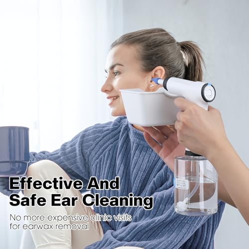 Lebbtl Ear Irrigation Flushing System for Adults with 4 Cleaning Modes - Black