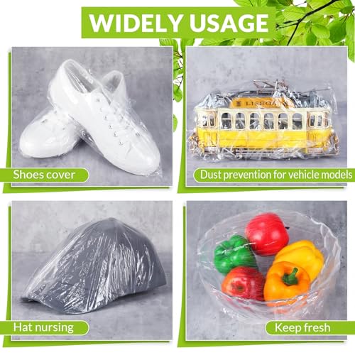 Retisee 1000 Pcs Disposable Waterproof Shower Caps Bulk - Elastic Large Hair Covers for Women & Men