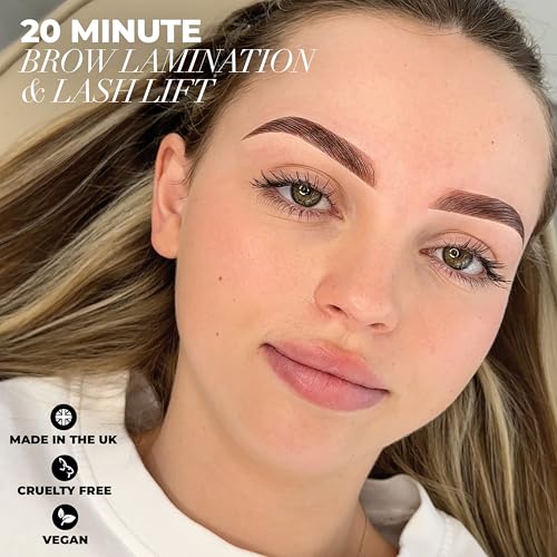 One V Salon Essential Lash Lift & Brow Lamination Professional Kit ? Instant Lift for Lashes & Brows ? Vegan, Long-Lasting, Lash and Brow Lift Kit with Sachets, Tools (Multicolor-3)