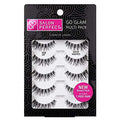 Salon Perfect Perfectly Glamorous Multi Pack Eyelashes, Demi Wispies Black, 4 pr