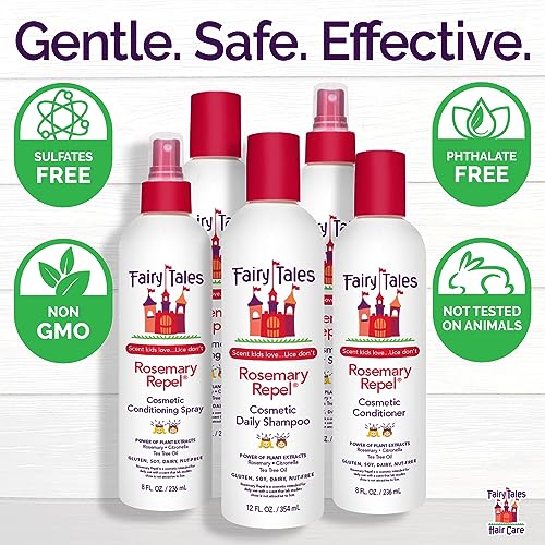 Fairy Tales Rosemary Repel Kids Conditioner 32 Fl Oz - Lice Repellent & Detangler - Pack of 1