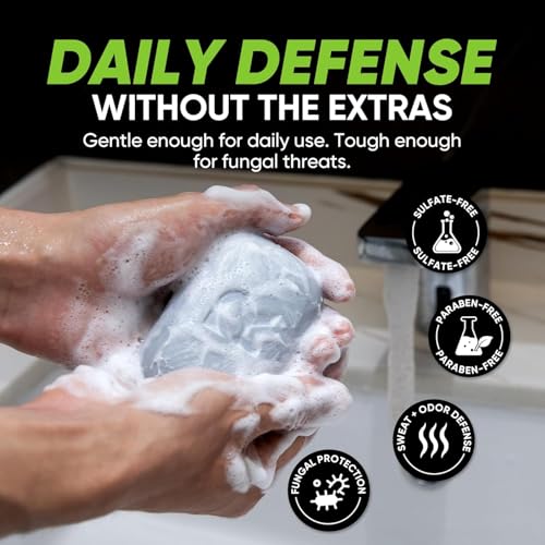 Antifungal Soap for Active Skin - 4 Pack Medicated Bar for Athlete’s Foot & Jock Itch