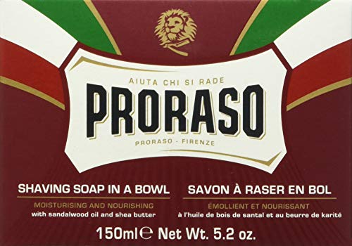 Proraso Nourishing Shaving Soap - 5.2 Oz Pack of 2 for Thick Beards & Sensitive Skin