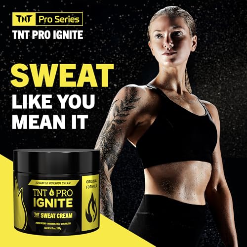 TNT Pro Ignite Sweat Cream - 1 Count Hot Thermogenic Gel for Enhanced Workout Sweat