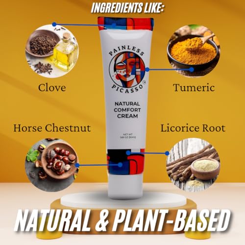 Plant-Based Skin Prep Cream - Body Moisturizer for Cosmetic Use, 1.69 oz